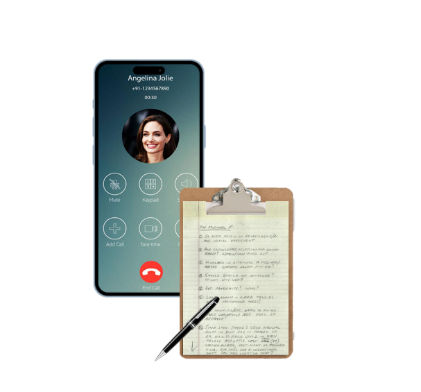 Detailed Call Logs and Transcriptions